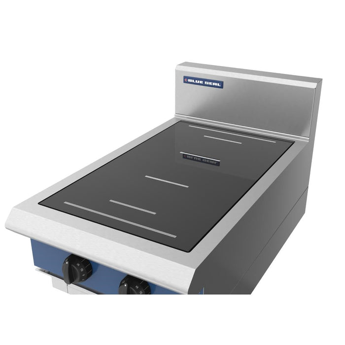 Blue Seal 2 Zone Countertop Full Area Induction Hob 10kW IN512F-B Blue Seal