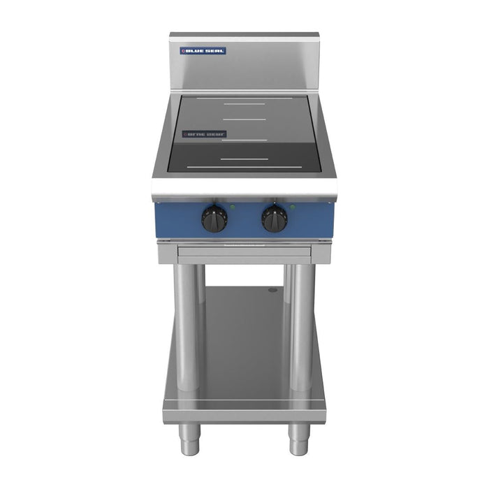 Blue Seal 2 Zone Free Standing Full Area Induction Hob 10kW IN512F-B Blue Seal