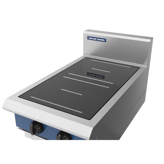 Blue Seal Dual Zone Countertop Induction Hob 7kW IN512R3-B Blue Seal
