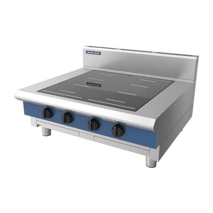 Blue Seal 4 Zone Countertop Full Area Induction Hob 20kW IN514F-B Blue Seal