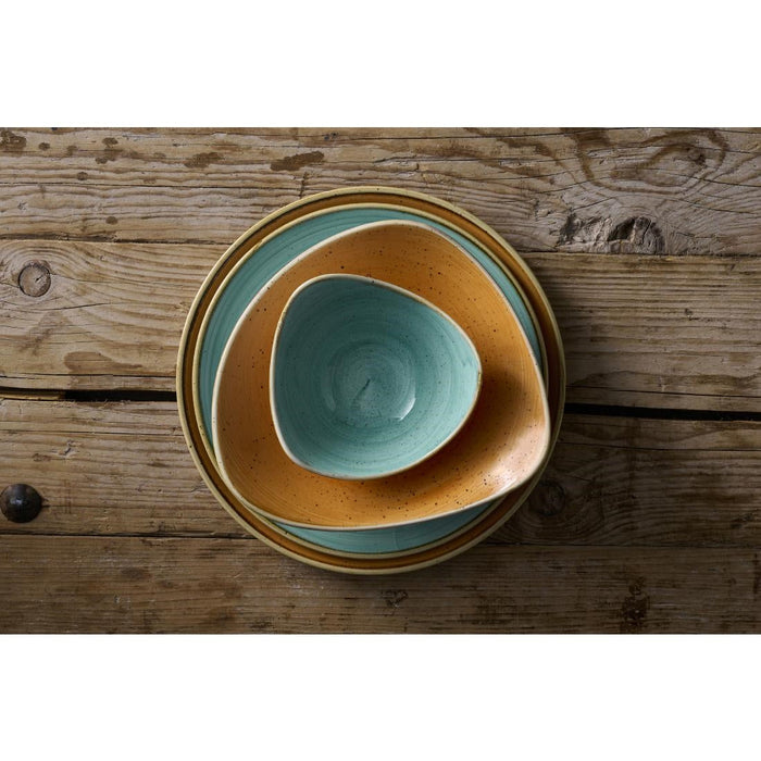 Churchill Stonecast Tangerine Coupe Plate 288mm (12 Pack) Churchill Super Vitrified