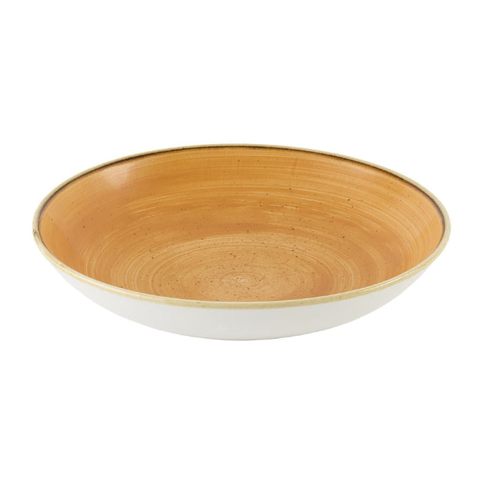 Churchill Stonecast Tangerine Coupe Bowl 248mm (12 Pack) Churchill Super Vitrified
