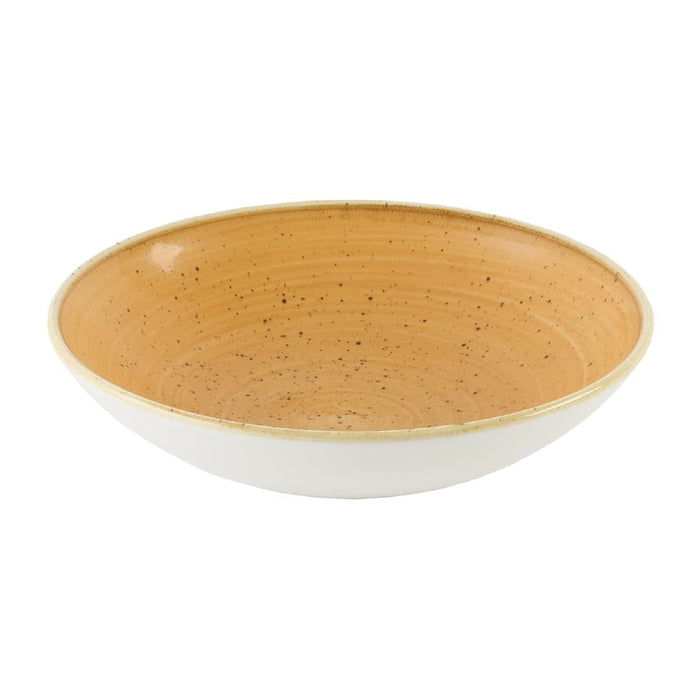 Churchill Stonecast Tangerine Coupe Bowl 182mm (12 Pack) Churchill Super Vitrified