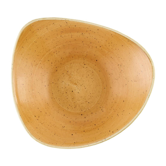 Churchill Stonecast Tangerine Triangle Bowl 235mm (12 Pack) Churchill Super Vitrified