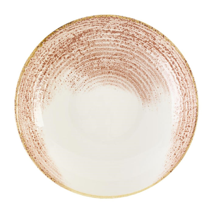 Churchill Studio Prints Homespun Accents Coral Coupe Bowl 248mm (12 Pack) Churchill Super Vitrified