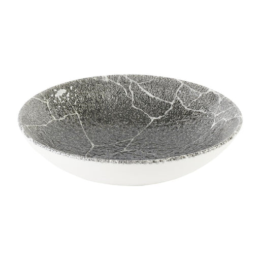 Churchill Studio Prints Kintsugi Quartz Black Coupe Bowl 182mm (12 Pack) Churchill Super Vitrified