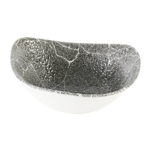Churchill Studio Prints Kintsugi Quartz Black Triangle Bowl 185mm (12 Pack) Churchill Super Vitrified