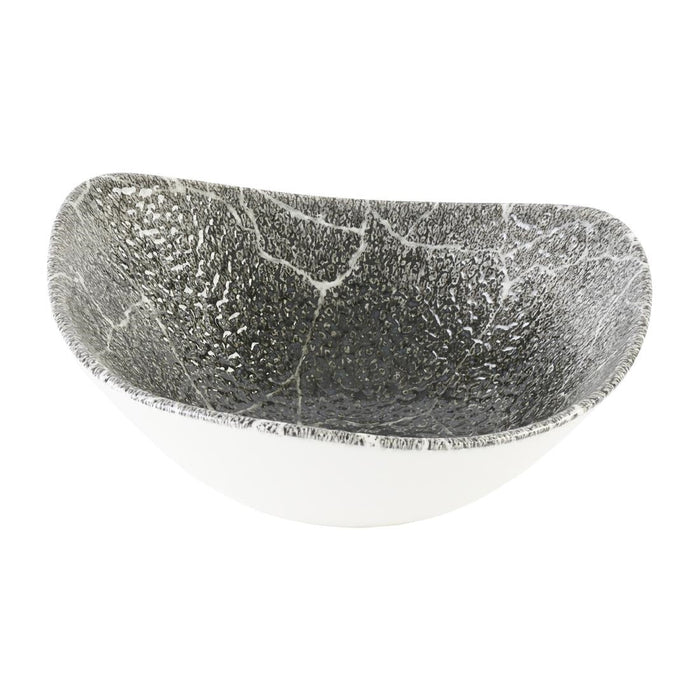 Churchill Studio Prints Kintsugi Quartz Black Triangle Bowl 185mm (12 Pack) Churchill Super Vitrified