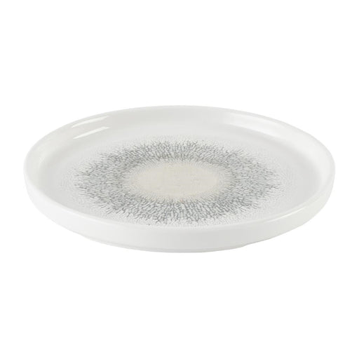 Churchill Studio Prints Fusion Agate Grey Chefs' Walled Plate 210mm (6 Pack) Churchill Super Vitrified