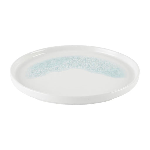 Churchill Vintage Prints Med Tiles Aquamarine Chefs' Walled Plate 260mm (6 Pack) Churchill Super Vitrified