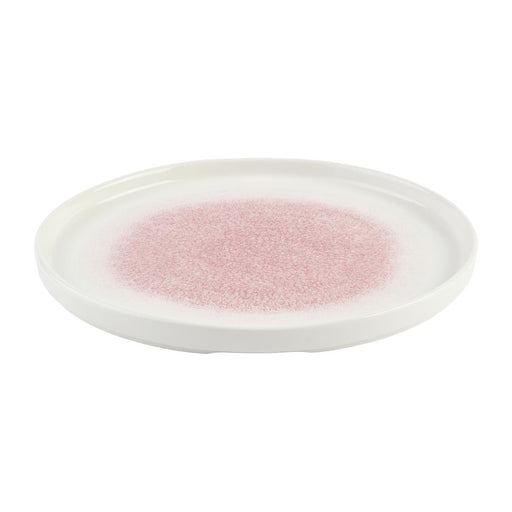 Churchill Studio Prints Raku Rose Quartz Pink Chefs' Walled Plate 260mm (6 Pack) Churchill Super Vitrified