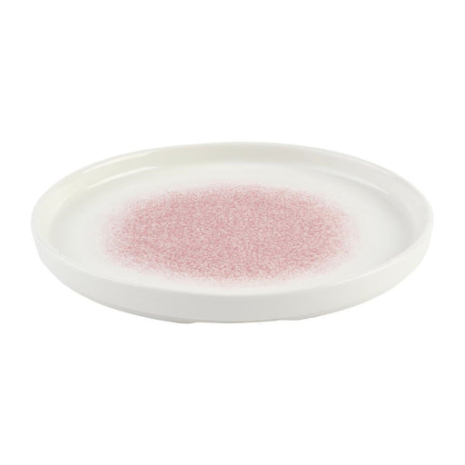 Churchill Studio Prints Raku Rose Quartz Pink Chefs' Walled Plate 210mm (6 Pack) Churchill Super Vitrified