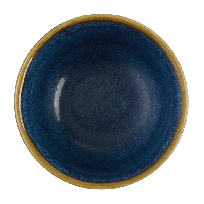 Churchill Nourish Tokyo Blue Kochi Dip Pot 40 x 69mm (12 Pack) Churchill Super Vitrified