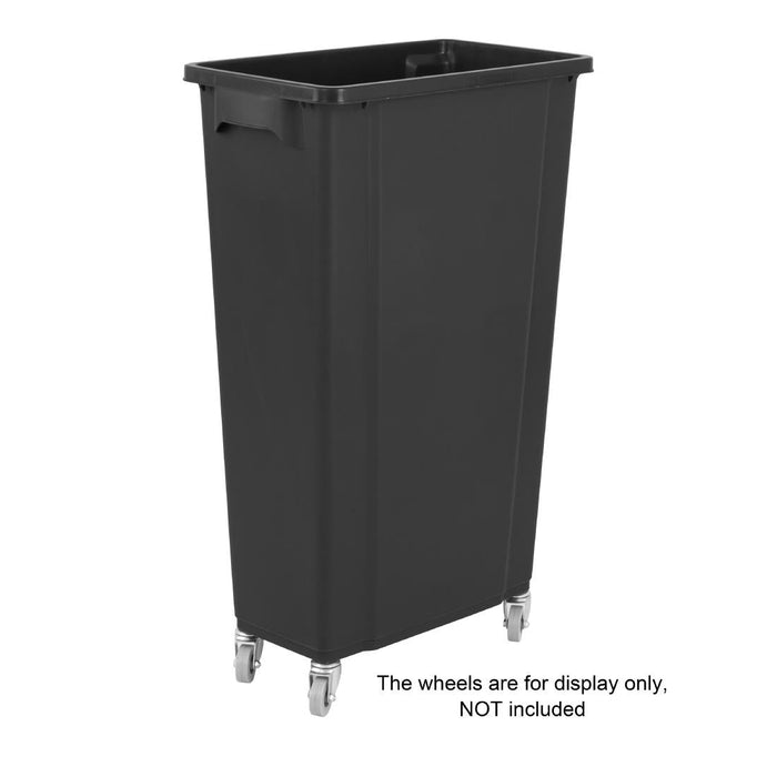 Jantex Slim Bin Black 80Ltr Jantex