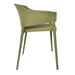 Bolero Lorenzo Cafe Chairs Green Tea (2 Pack) Bolero