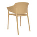 Bolero Lorenzo Cafe Chairs Warm Cream (2 Pack) Bolero