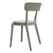 Bolero Mila Café Chairs Moss Grey (2 Pack) Bolero