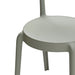 Bolero Mila Café Chairs Moss Grey (2 Pack) Bolero
