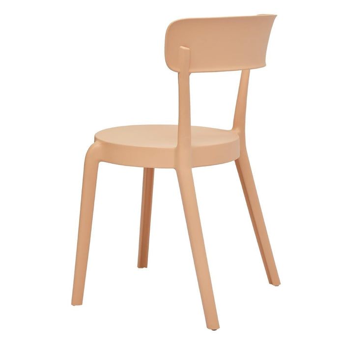 Bolero Mila Café Chairs Light Nude Pink (2 Pack) Bolero