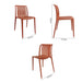 Bolero Verona Café Chairs Mild Orange (2 Pack) Bolero