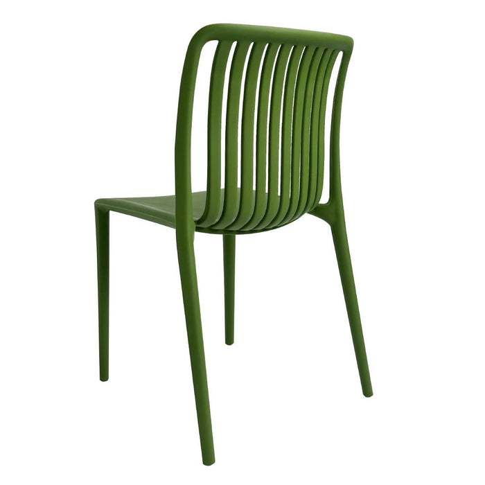 Bolero Verona Café Chairs Forest Green (2 Pack) Bolero