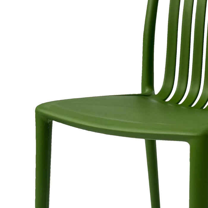 Bolero Verona Café Chairs Forest Green (2 Pack) Bolero