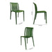 Bolero Verona Café Chairs Forest Green (2 Pack) Bolero