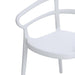 Bolero Mateo Café Chairs White (2 Pack) Bolero