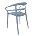 Bolero Mateo Café Chairs Slate Blue (2 Pack) Bolero