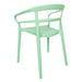 Bolero Mateo Café Chairs Mint Green (2 Pack) Bolero