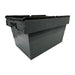 Vogue Plastic Transport Storage Crate with Attached Lid 600x400x320mm Vogue