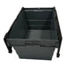 Vogue Plastic Transport Storage Crate with Attached Lid 600x400x320mm Vogue