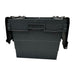 Vogue Plastic Transport Storage Crate with Attached Lid 600x400x320mm Vogue