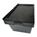 Vogue Plastic Transport Storage Crate with Attached Lid 600x400x320mm Vogue