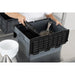 Vogue Plastic Transport Storage Crate with Attached Lid 600x400x320mm Vogue
