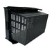 Vogue Perforated Plastic Transport Storage Crate with Attached Lid 600x400x320mm Vogue