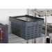 Vogue Perforated Plastic Transport Storage Crate with Attached Lid 600x400x320mm Vogue