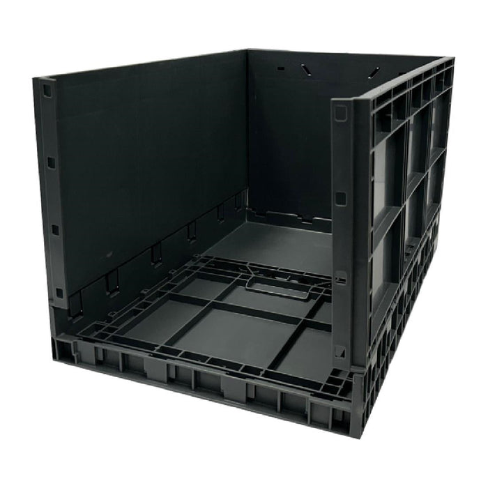 Vogue Plastic Folding Transport Storage Crate 594x396x353mm Vogue