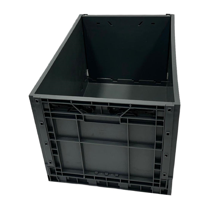 Vogue Plastic Folding Transport Storage Crate 594x396x353mm Vogue