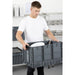 Vogue Plastic Folding Transport Storage Crate 594x396x353mm Vogue