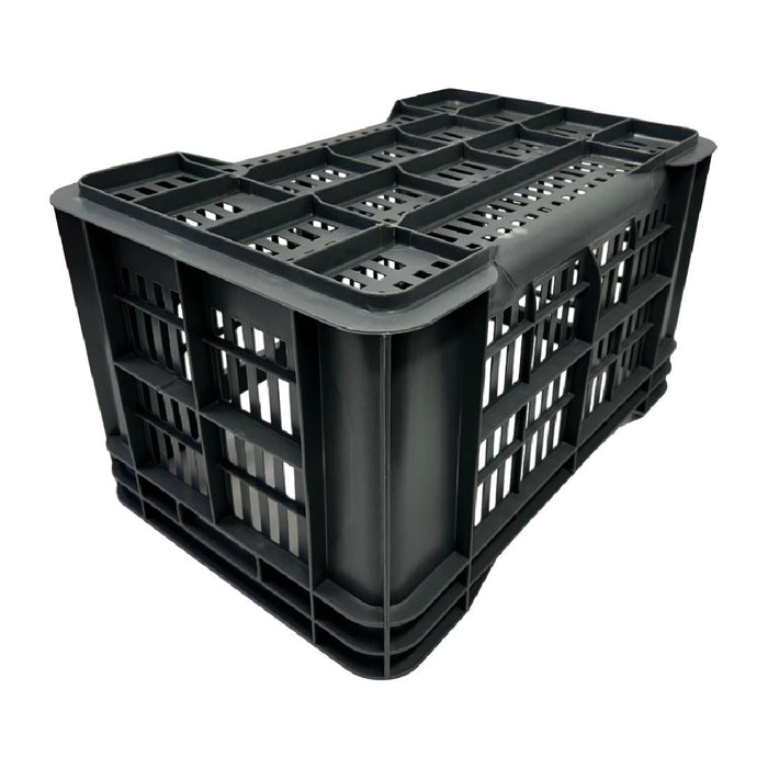 Vogue Perforated Plastic Storage Crate 542x360x290mm Vogue