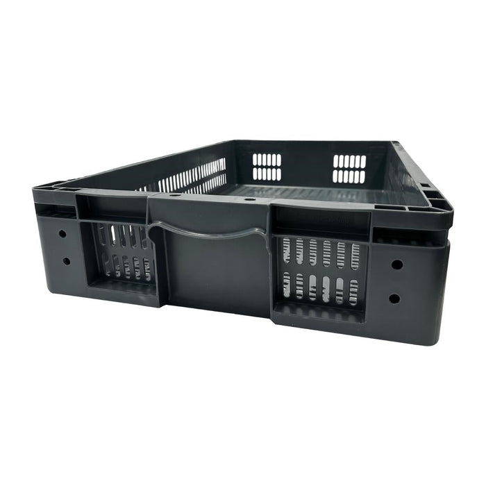 Vogue Perforated Plastic Storage Crate 600x400x120mm Vogue
