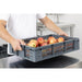 Vogue Perforated Plastic Storage Crate 600x400x120mm Vogue