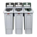 Capacity: 3x 87Ltr. Streams: General Waste, Food Waste & Mixed Recycling