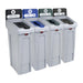 Rubbermaid Slim Jim Four Stream Recycling Station 4x 87Ltr Slim Jim