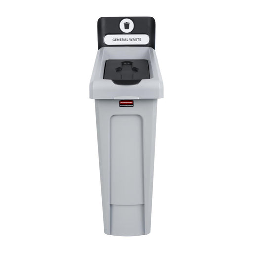 Capacity: 87Ltr. Colour: Black. Stream: General Waste