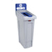 Rubbermaid Slim Jim Paper & Card Recycling Station Blue 87Ltr Slim Jim