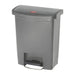 Rubbermaid Slim Jim Front Step-On Pedal Bin Grey 30Ltr Slim Jim