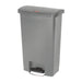 Rubbermaid Slim Jim Front Step-On Pedal Bin Grey 50Ltr Slim Jim