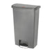 Rubbermaid Slim Jim Front Step-On Pedal Bin Grey 68Ltr Slim Jim